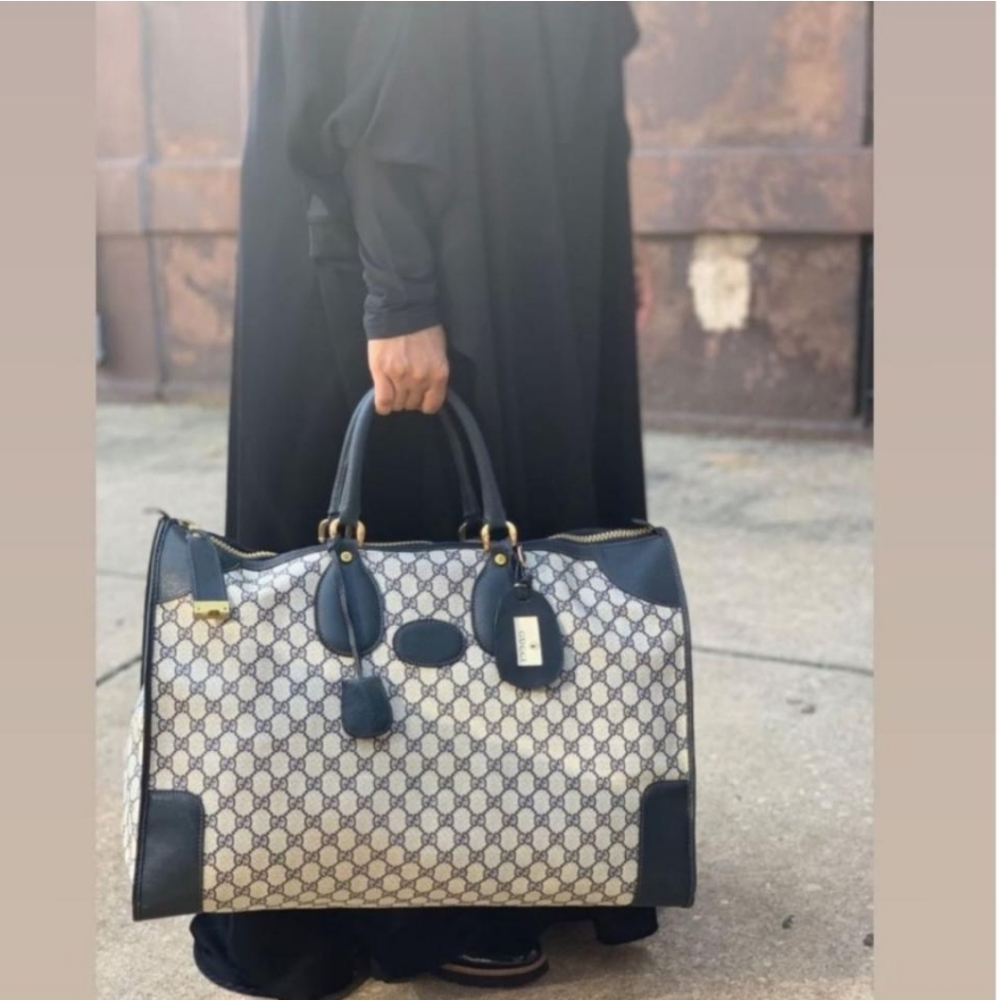 Authentic Vintage Gucci Duffle Carry on - Picture 11 of 11